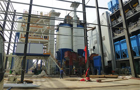 年500萬噸建筑廢棄物處理加工現場